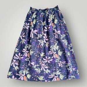 Floral Navy Skirt